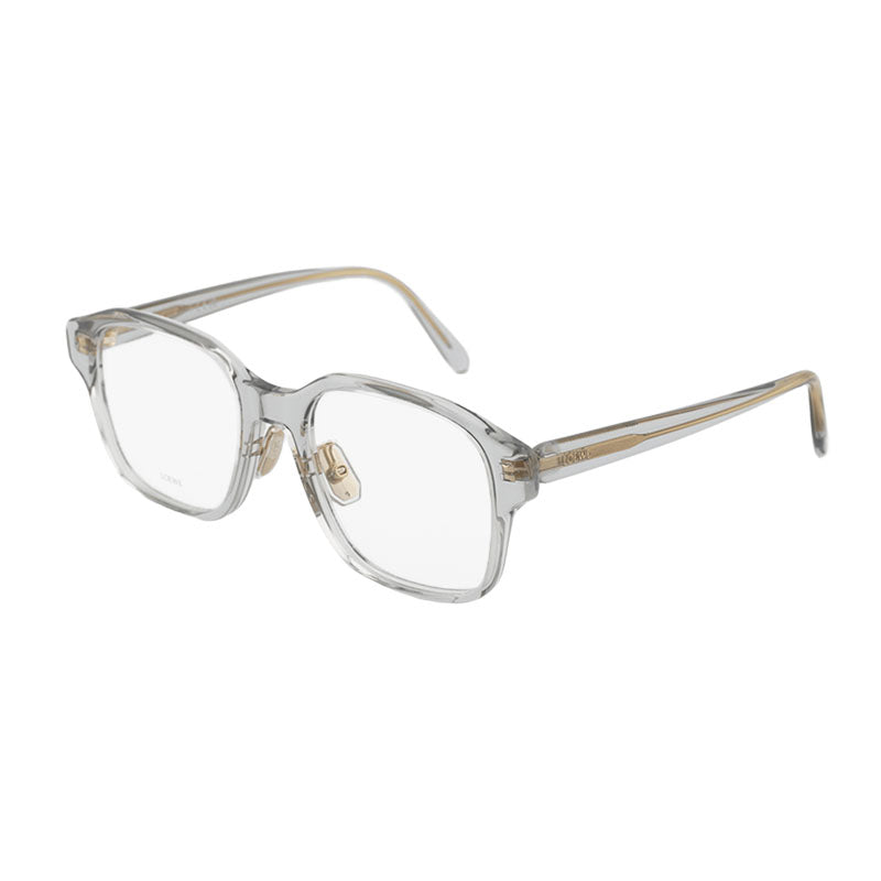 Loewe Eyeglasses Square Full Rim, Grey Frame and Clear Demo Lens Lens LW50084F020