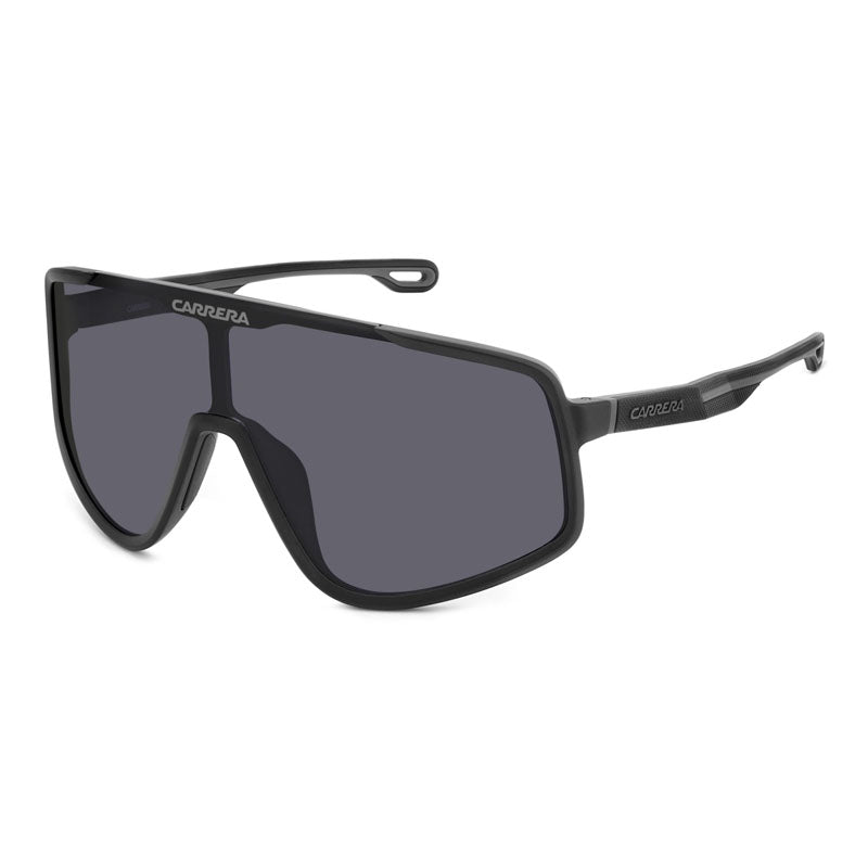 Carrera Sunglasses Shield Full Rim, Black Frame and Dark Grey Lens CARRERA4017/S0003IR