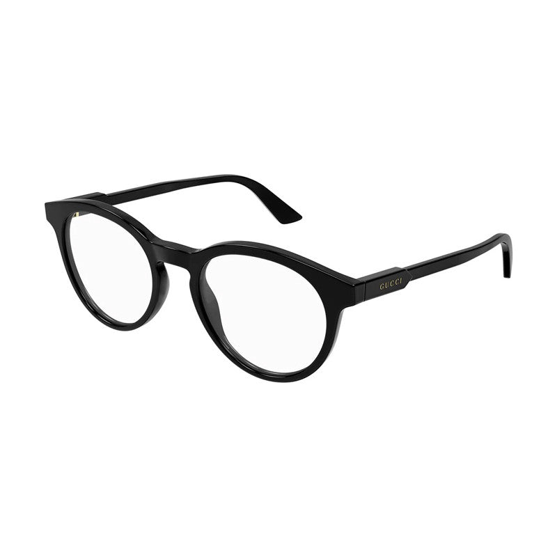 Gucci Eyeglasses Square Full Rim, Black Frame and Clear Demo Lenses Lens GG1822O001