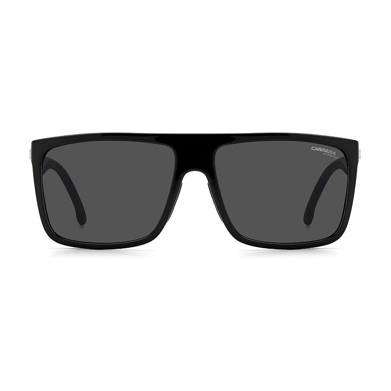 Carrera Sunglasses Rectangle Full Rim, Black Frame and Grey Lens CARRERA8055/S0807IR