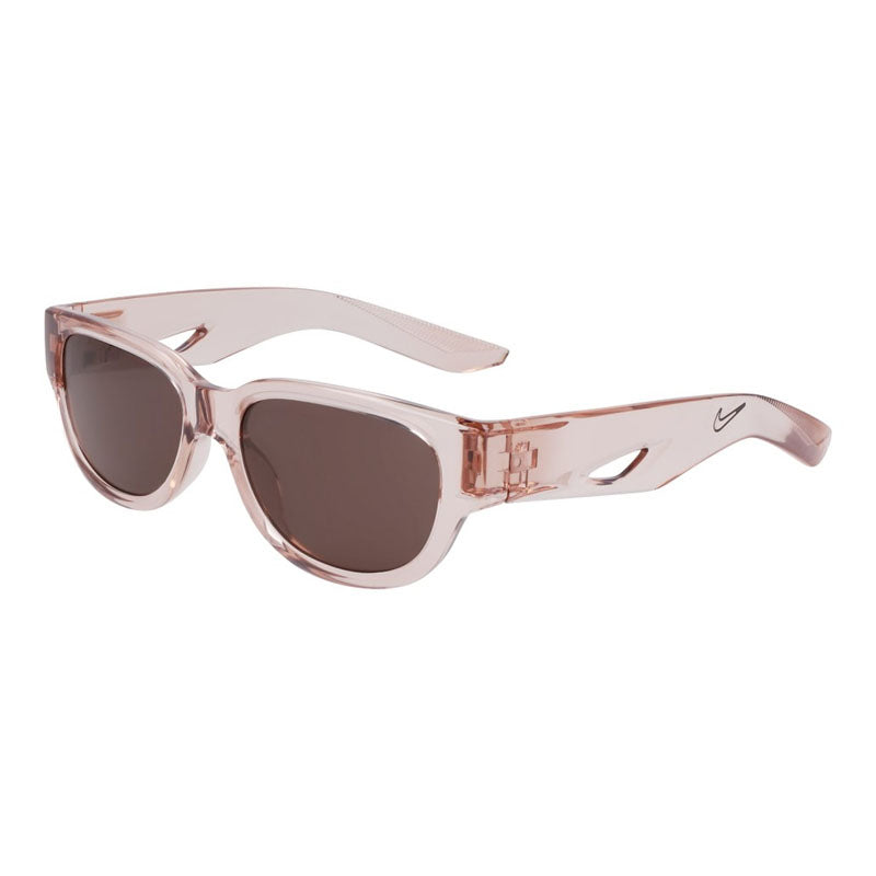 Nike Sunglasses Square Full Rim, Platinum Violet/Mauve Frame and Clear Demo Lens Lens VARIANTIIEV24019