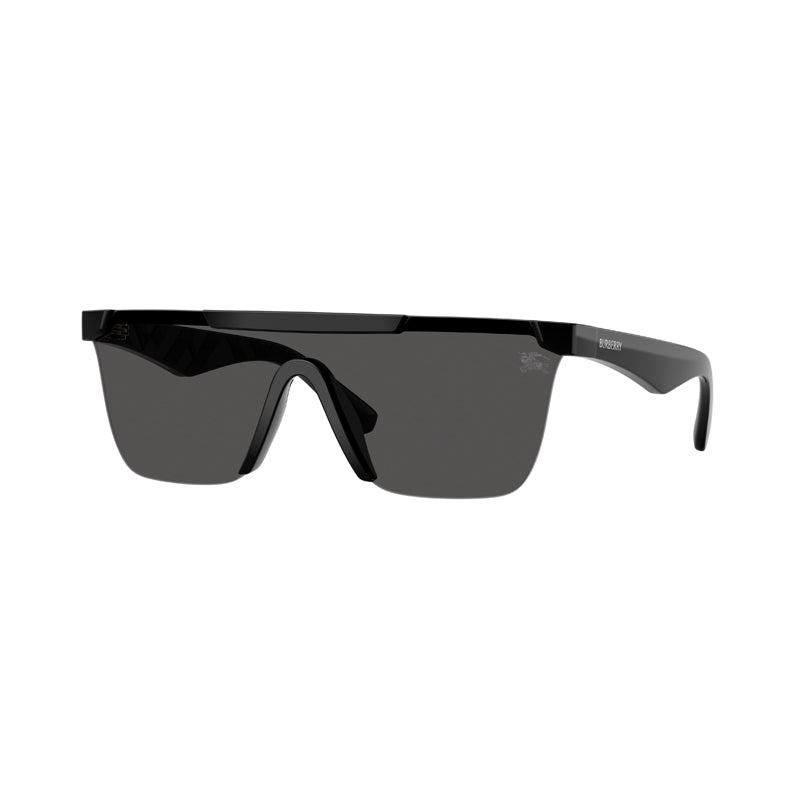 Burberry Sunglasses Square Semi Rim, Black Frame and Grey Lens BE4480D300187