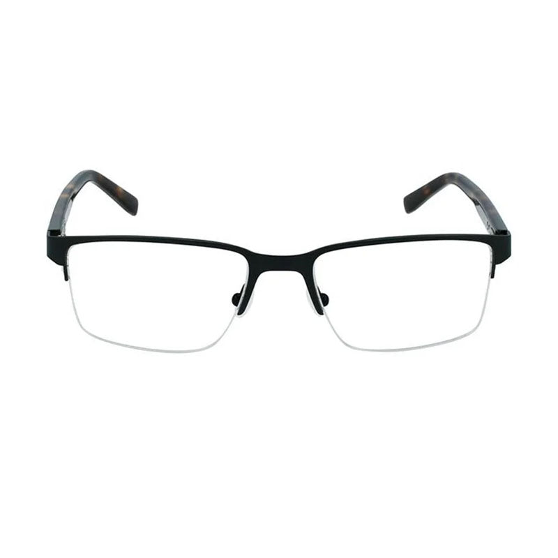 Lacoste Eyeglasses Rectangle Semi Rim, Semi-Matte Brown Frame and Clear Demo Lenses Lens L2279N201