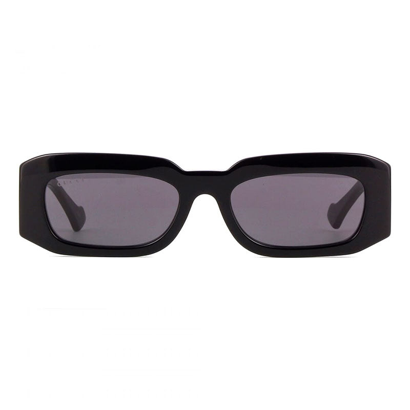 Gucci Sunglasses Square Full Rim, Black Frame and Grey Lens GG1426S001
