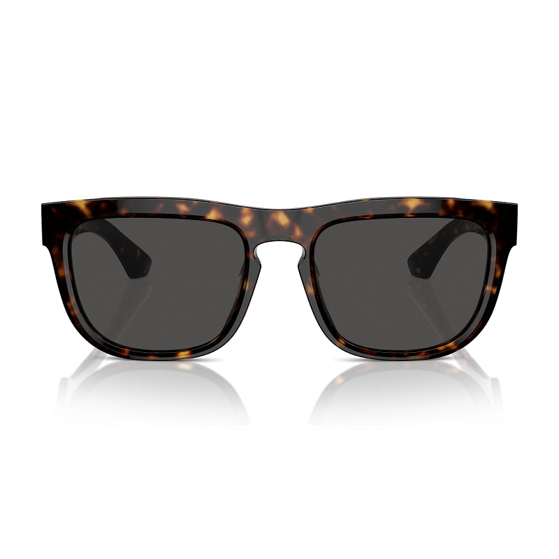 Burberry Sunglasses Square Full Rim, Dark Havana Frame and Dark Grey Lens BE4431U300287