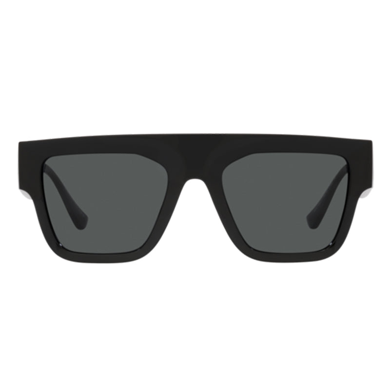 Versace Sunglasses Square Full Rim, Black Frame and Dark Grey Lens VE4430UGB1/87