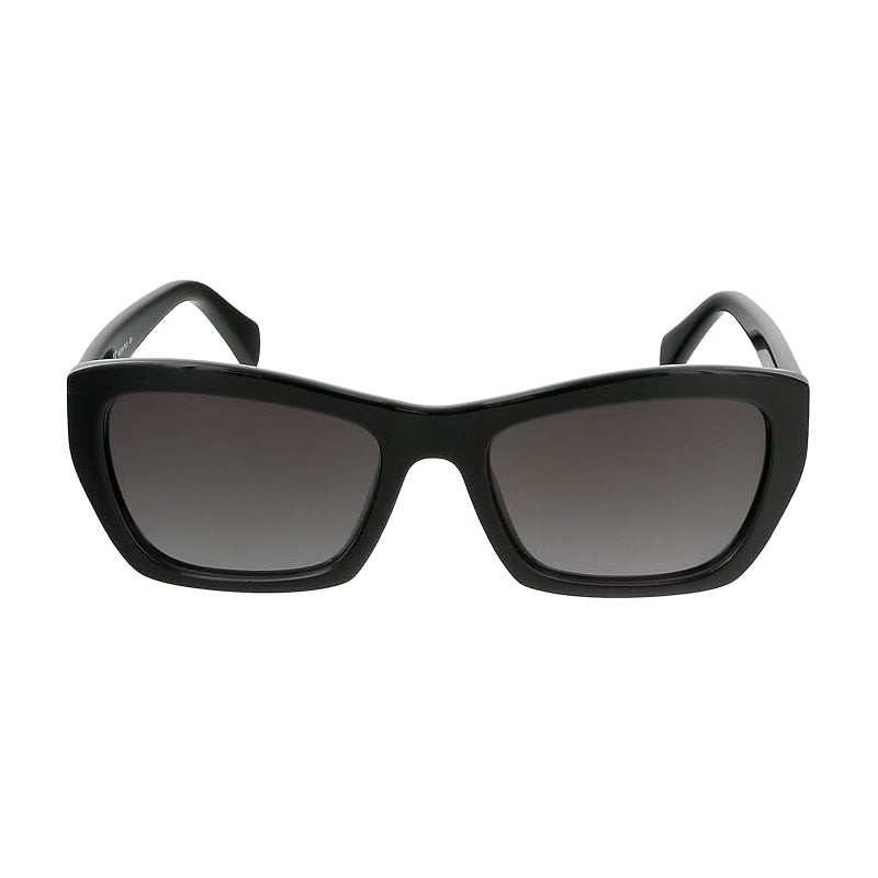 Ferragamo Salvatore Ferragamo Sunglasses Rectangle Full Rim, Black Frame and Grey Gradient Lens SF958S001
