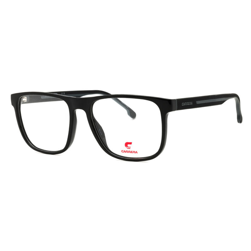 Carrera Eyeglasses Square Full Rim, Black Frame and Clear Demo Lenses Lens CARRERA8892008A00