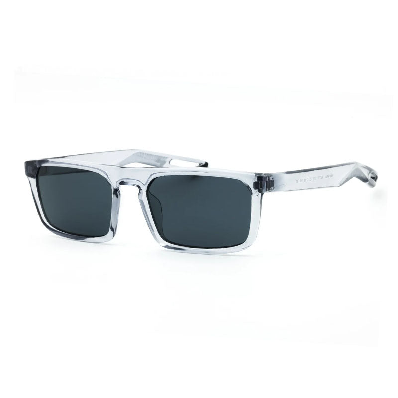 Nike Sunglasses Rectangle Full Rim, Wolf Grey Frame and Dark Grey Lens NV03DZ7374012