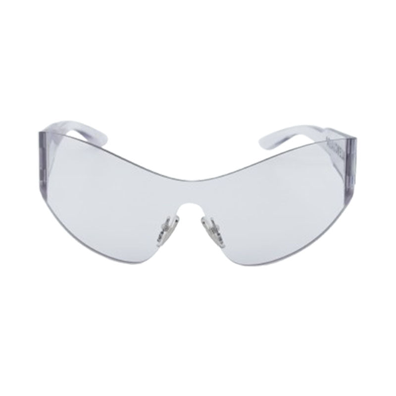 Balenciaga Sunglasses Square Rimless, Clear Frame and Clear Lens BB0257S002