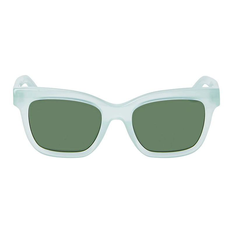 Off-White Sunglasses Square Full Rim, Transparent Sage Frame and Green Lens OERI143LINCOLN5355