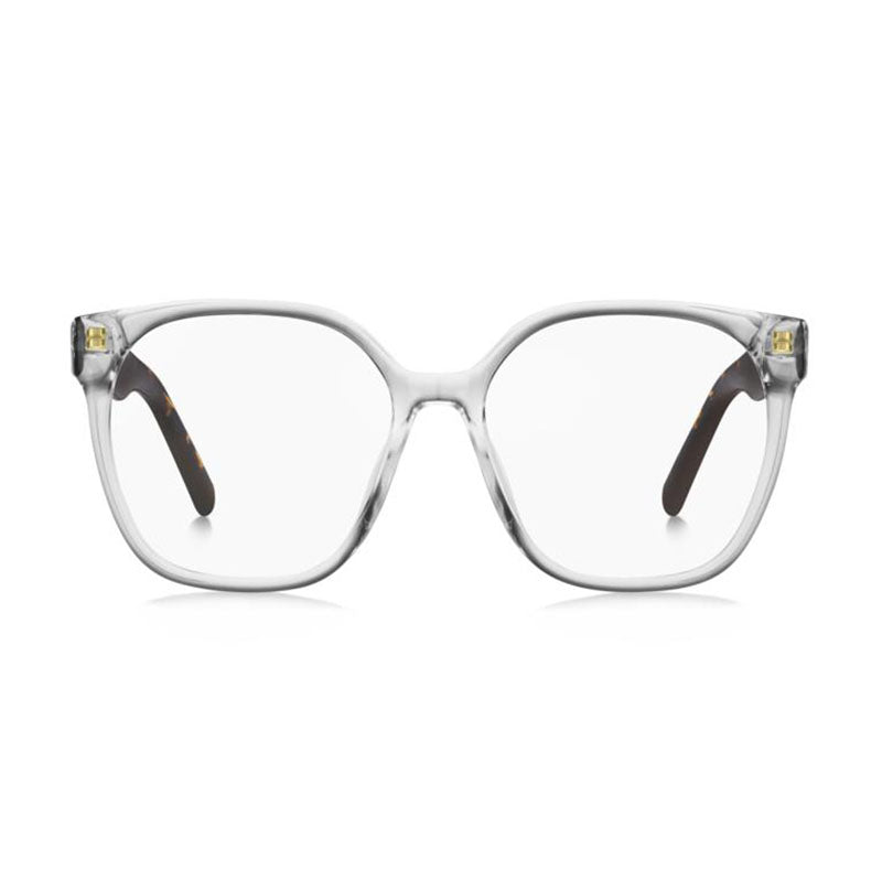 Marc Jacobs Eyeglasses Square Full Rim, Transparent/Havana Frame and Clear Demo Lenses Lens MARC7260AIO00