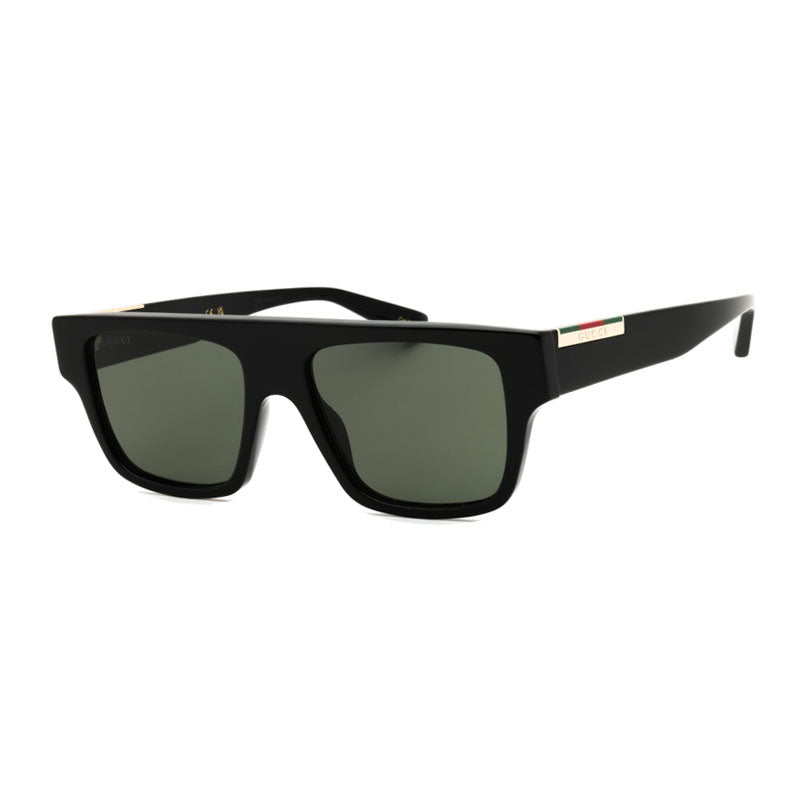 Gucci Sunglasses Square Full Rim, Black Frame and Grey Lens GG1960S002