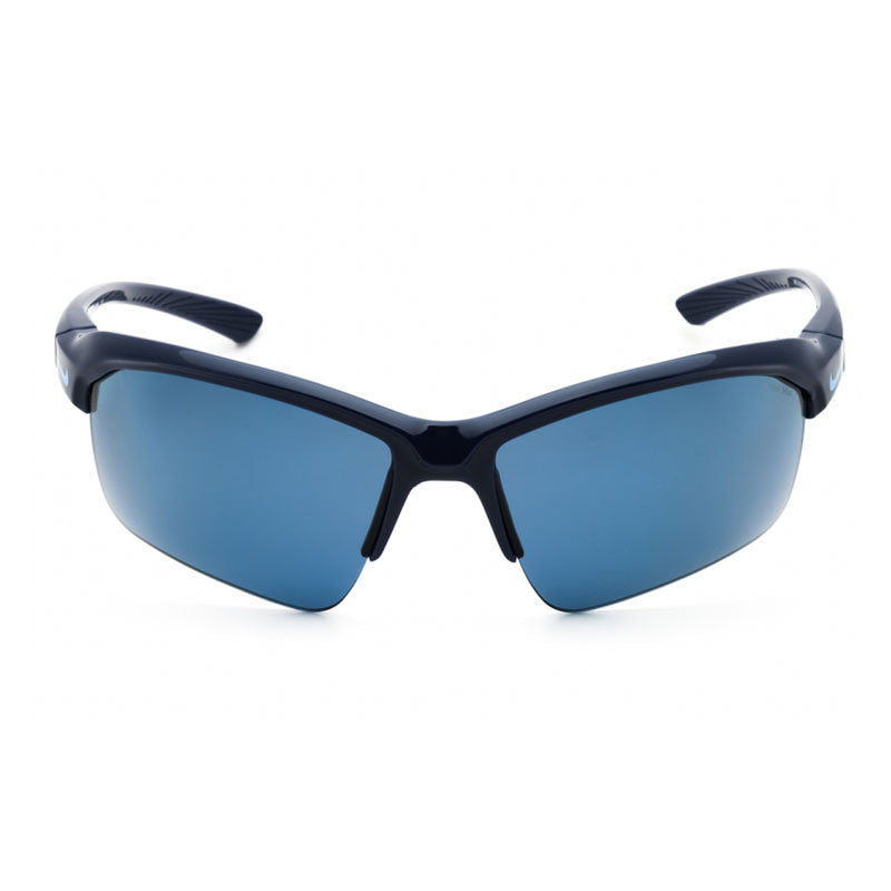 Nike Sunglasses Shield Semi Rim, Blue Void Frame and Blue Polarized Lens NIKESKYLONRISEPIB3519X492