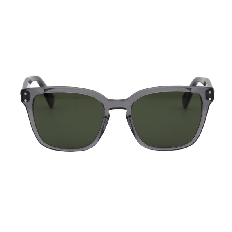 Ferragamo Salvatore Ferragamo Sunglasses Square Full Rim, Transparent Grey Frame and Grey Lens SF1040SCP020