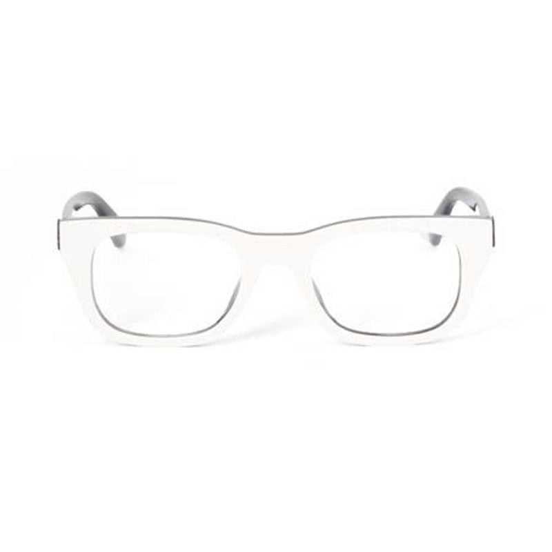 Off-White Eyeglasses Rectangle Full Rim, White Frame and Clear Demo Lens Lens OERJ07NSTYLE7N0100