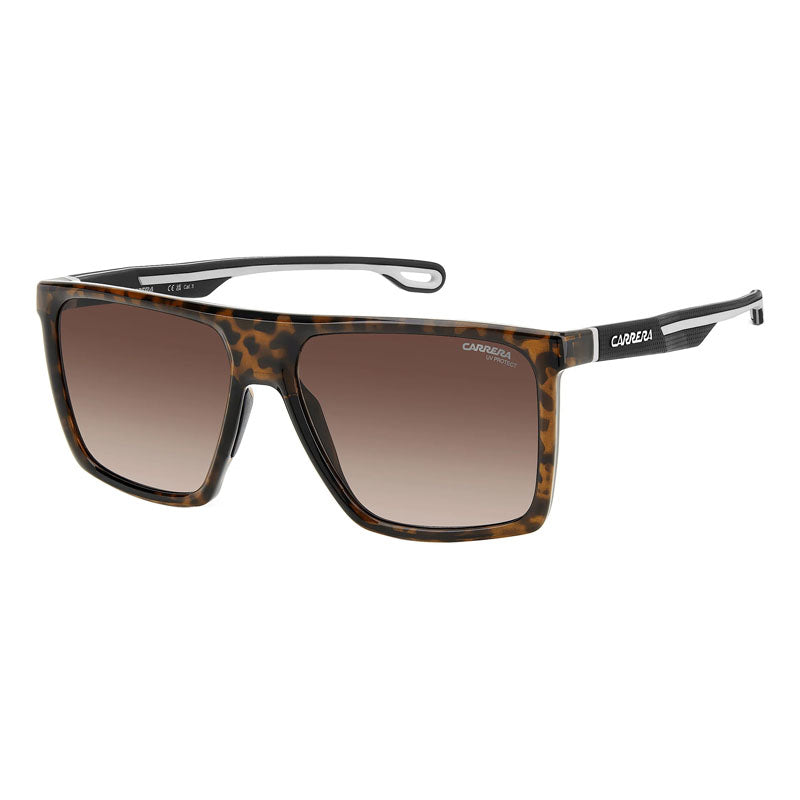 Carrera Sunglasses Square Full Rim, Havana Frame and Brown Gradient Lens CARRERA4019/S0086HA