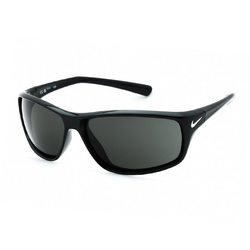 Nike Sunglasses Rectangle Full Rim, Black Frame and Grey Lens ADRENALINEFQ4602001