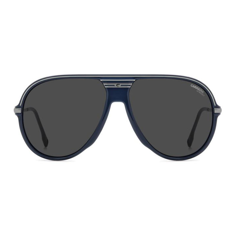 Carrera Sunglasses Aviator Full Rim, Blue Frame and Smoke Grey Lens CSPORT06/S0PJPIR