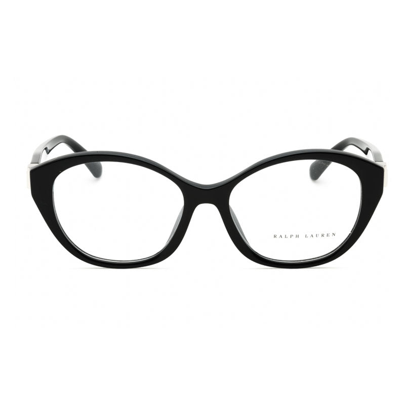 Ralph Lauren Eyeglasses Butterfly Full Rim, Black Frame and Clear Demo Lenses Lens RL6246U5001