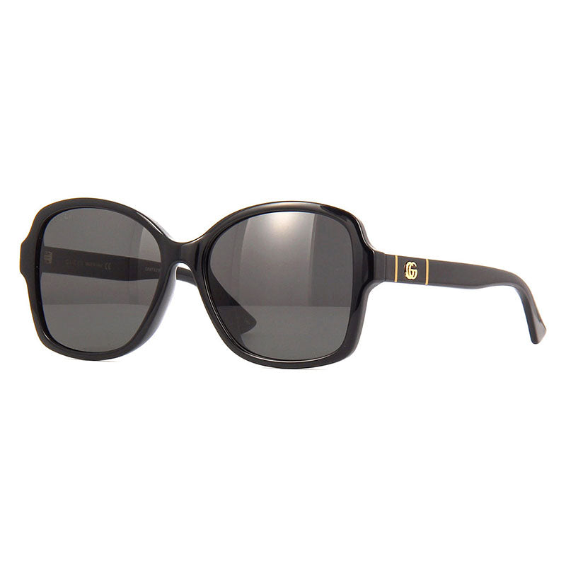 Gucci Sunglasses Butterfly Full Rim, Black Frame and Grey Lens GG0765SA002