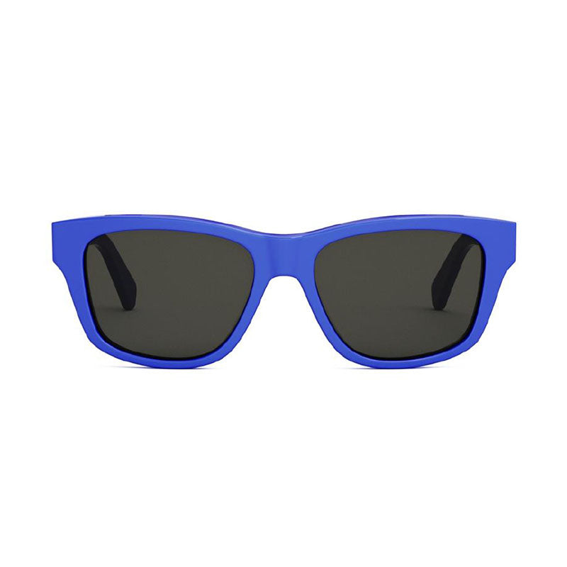 Celine Sunglasses Square Full Rim, Blue Frame and Smoke Lens CL40249U92A