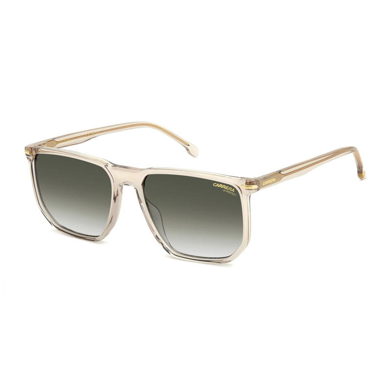 Carrera Sunglasses Square Full Rim, Shiny Pink Frame and Green Gradient Lens CARRERA329/S035J9K