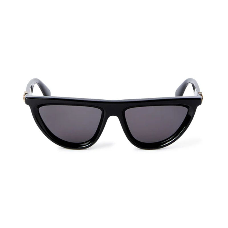 Off-White Sunglasses Geometric Full Rim, Black Frame and Dark Grey Lens OERI13VJASPER1007