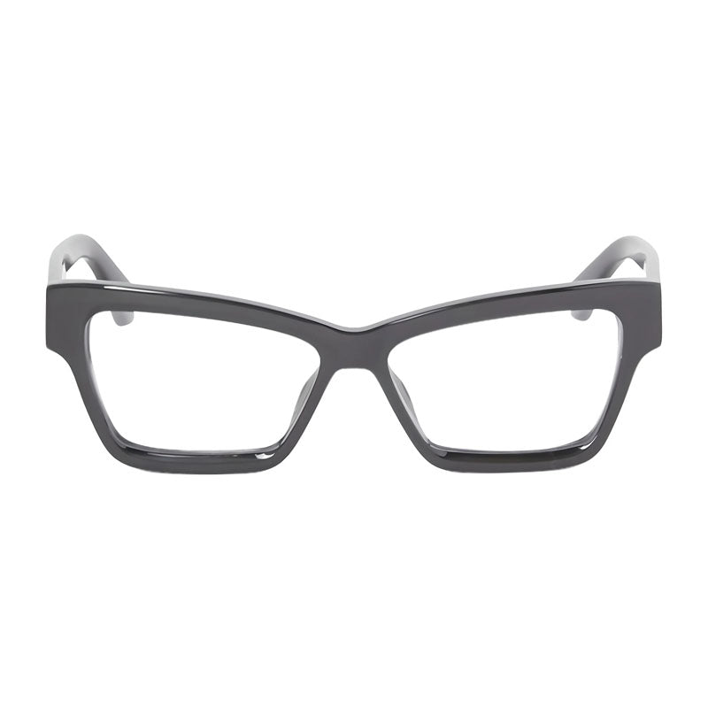 Off-White Eyeglasses Square Full Rim, Shiny Black Frame and Clear Demo Lens Lens OERJ077STYLE771000
