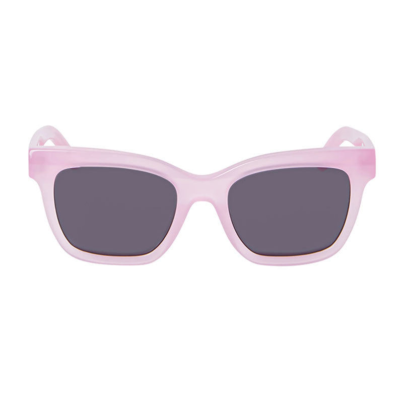 Off-White Sunglasses Square Full Rim, Shiny Pink Frame and Dark Grey Lens OERI143LINCOLN3007
