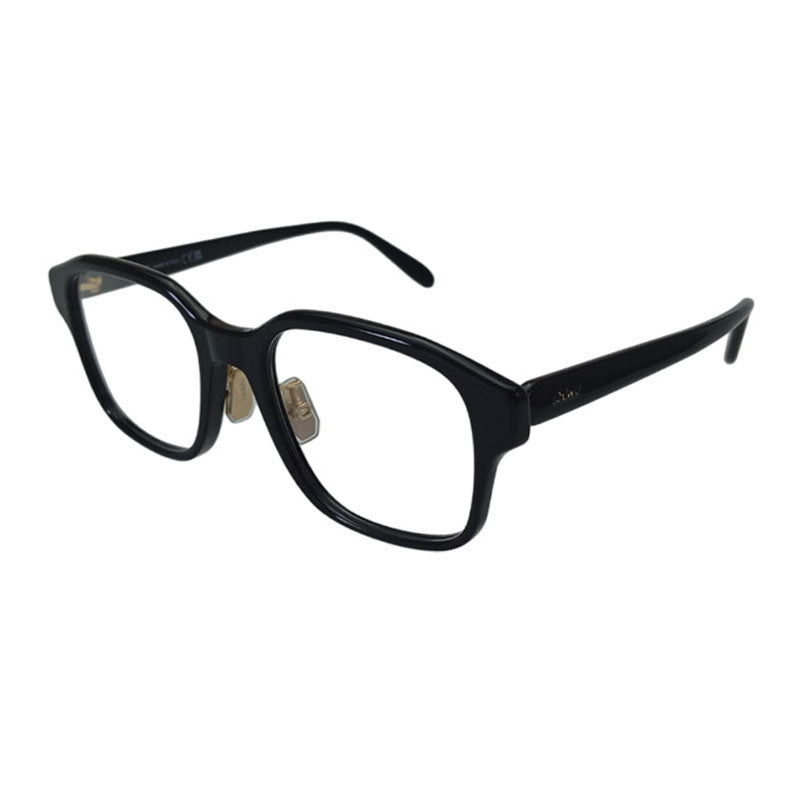 Loewe Eyeglasses Square Full Rim, Shiny Black Frame and Clear Demo Lens Lens LW50084F001