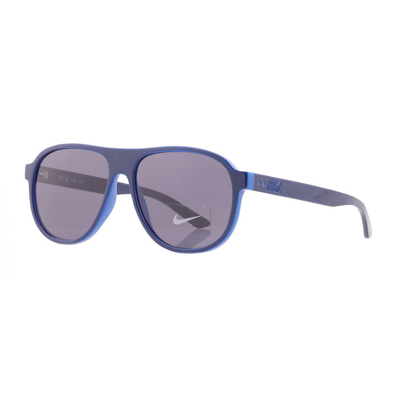 Nike Sunglasses Aviator Full Rim, Blue Void Frame and Blue Lens NIKEVINTAGEICONIB3679X492