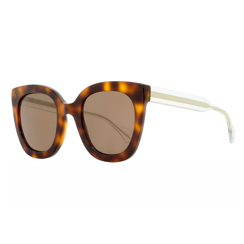 Gucci Sunglasses Square Full Rim, Havana Frame and Brown Lens GG0564S002
