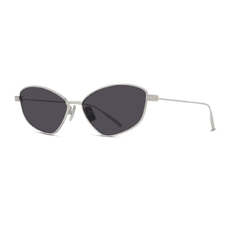 Givenchy Sunglasses Cat Eye Full Rim, Shiny Palladium Frame and Grey Lens GV40059U16A