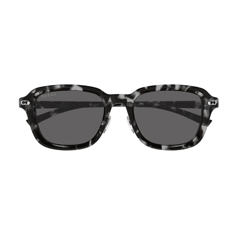 Gucci Sunglasses Square Full Rim, Grey Havana Frame and Grey Lens GG1948SK002