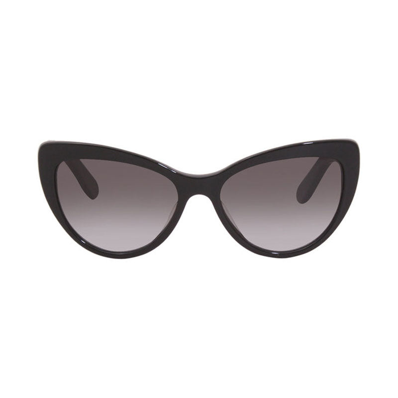 Ferragamo Salvatore Ferragamo Sunglasses Cat Eye Full Rim, Black Frame and Grey Gradient Lens SF930S001