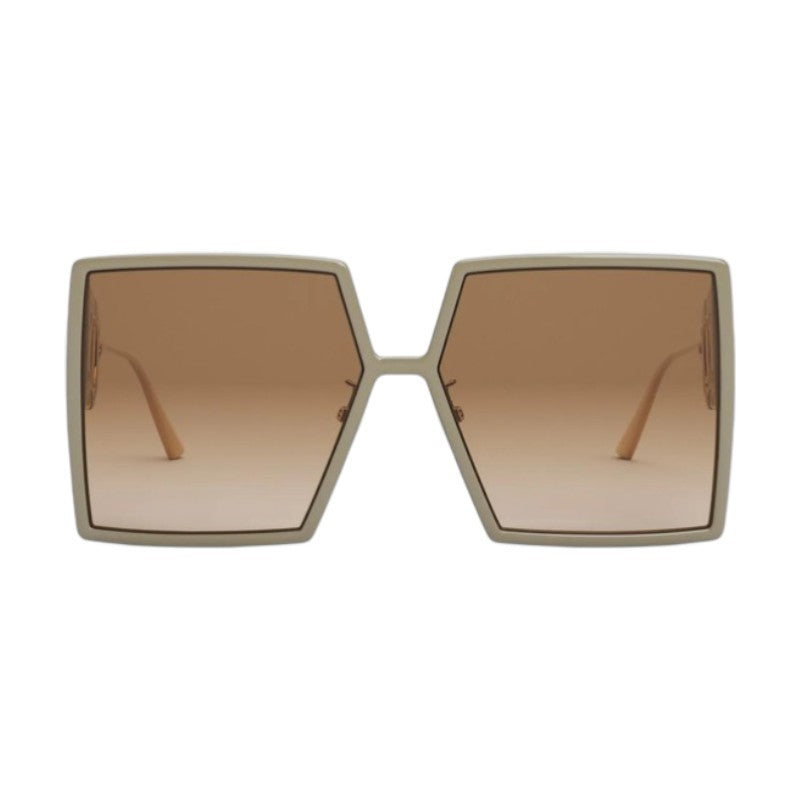 Dior Sunglasses Square Full Rim, Green Frame and Gradient Brown Lens 30MONTAIGNESU55F1