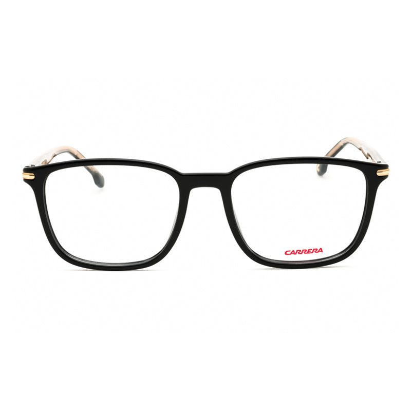 Carrera Eyeglasses Square Full Rim, Black Frame and Clear Demo Lenses Lens CARRERA292/US080700