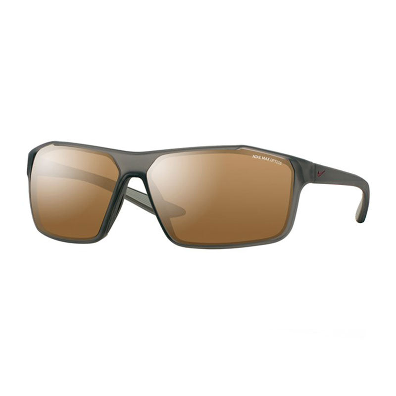 Nike Sunglasses Rectangle Full Rim, Matte Dark Grey Frame and Brown Bronze Mirror Lens WINDSTORMMCW4672021