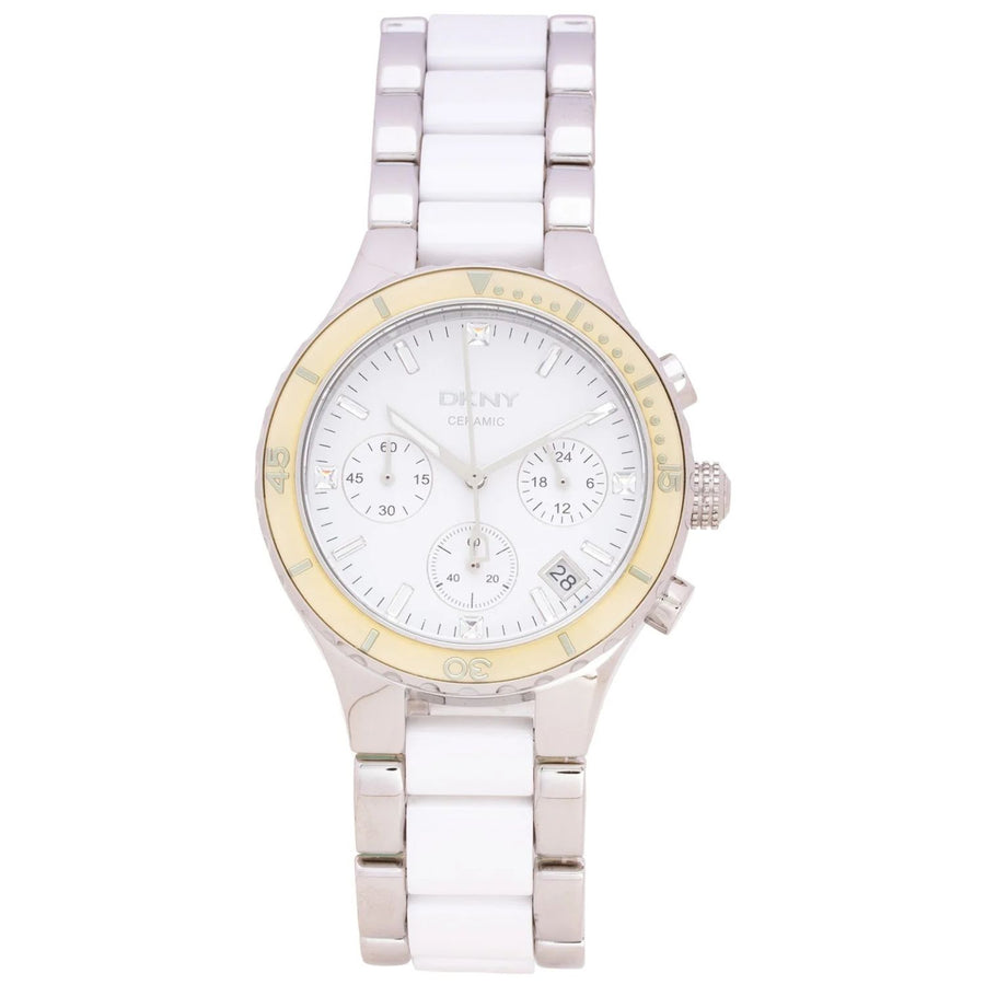 Dkny Women's Chronograph White Dial